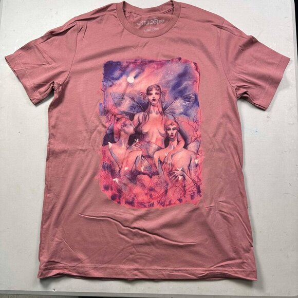 Melanie Martinez Trilogy Tour Oil Canvas Tee Authentic Tour Merch - Picture 1 of 3